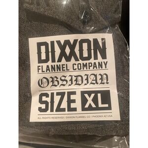Dixxon Flannel Co Men's‎ Flannel Obsidian Size XL